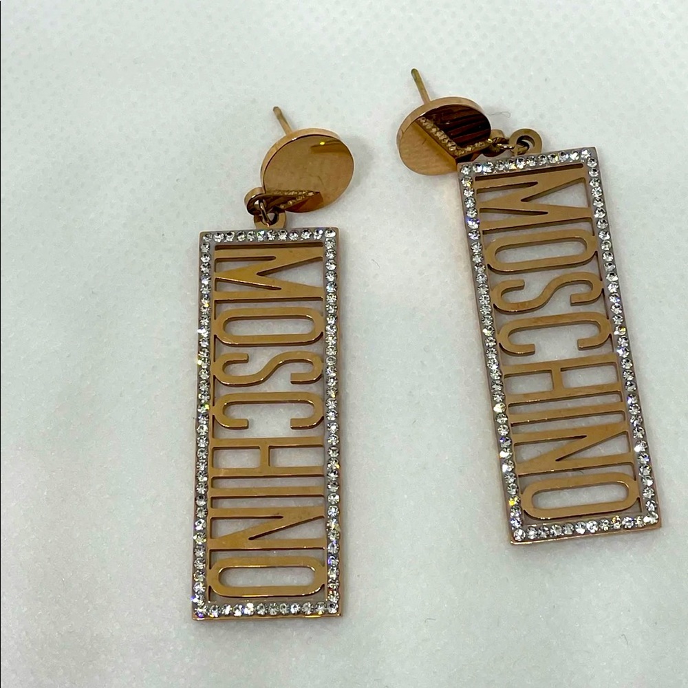 Moschino Dangling Earrings